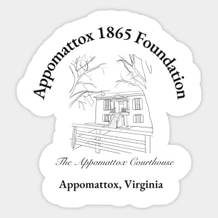 The Appomattox Courthouse Sticker